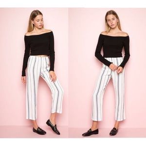 Brandy Melville Frankie striped pants
